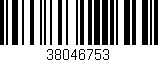 Código de barras (EAN, GTIN, SKU, ISBN): '38046753'