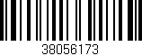 Código de barras (EAN, GTIN, SKU, ISBN): '38056173'