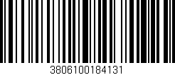 Código de barras (EAN, GTIN, SKU, ISBN): '3806100184131'