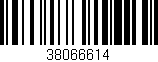 Código de barras (EAN, GTIN, SKU, ISBN): '38066614'