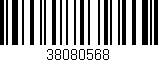 Código de barras (EAN, GTIN, SKU, ISBN): '38080568'