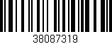 Código de barras (EAN, GTIN, SKU, ISBN): '38087319'