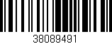Código de barras (EAN, GTIN, SKU, ISBN): '38089491'