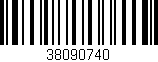 Código de barras (EAN, GTIN, SKU, ISBN): '38090740'