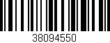 Código de barras (EAN, GTIN, SKU, ISBN): '38094550'