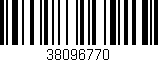 Código de barras (EAN, GTIN, SKU, ISBN): '38096770'