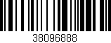 Código de barras (EAN, GTIN, SKU, ISBN): '38096888'
