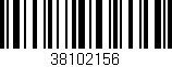 Código de barras (EAN, GTIN, SKU, ISBN): '38102156'
