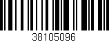 Código de barras (EAN, GTIN, SKU, ISBN): '38105096'