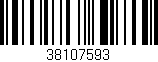 Código de barras (EAN, GTIN, SKU, ISBN): '38107593'