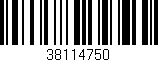 Código de barras (EAN, GTIN, SKU, ISBN): '38114750'
