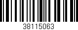 Código de barras (EAN, GTIN, SKU, ISBN): '38115063'