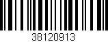 Código de barras (EAN, GTIN, SKU, ISBN): '38120913'