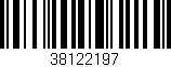 Código de barras (EAN, GTIN, SKU, ISBN): '38122197'