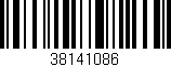 Código de barras (EAN, GTIN, SKU, ISBN): '38141086'