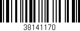 Código de barras (EAN, GTIN, SKU, ISBN): '38141170'
