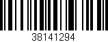 Código de barras (EAN, GTIN, SKU, ISBN): '38141294'