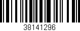 Código de barras (EAN, GTIN, SKU, ISBN): '38141296'