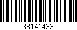 Código de barras (EAN, GTIN, SKU, ISBN): '38141433'