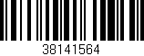 Código de barras (EAN, GTIN, SKU, ISBN): '38141564'