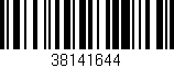 Código de barras (EAN, GTIN, SKU, ISBN): '38141644'