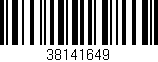 Código de barras (EAN, GTIN, SKU, ISBN): '38141649'