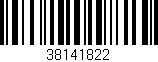 Código de barras (EAN, GTIN, SKU, ISBN): '38141822'
