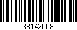 Código de barras (EAN, GTIN, SKU, ISBN): '38142068'
