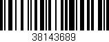 Código de barras (EAN, GTIN, SKU, ISBN): '38143689'