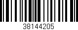 Código de barras (EAN, GTIN, SKU, ISBN): '38144205'