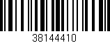 Código de barras (EAN, GTIN, SKU, ISBN): '38144410'