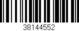 Código de barras (EAN, GTIN, SKU, ISBN): '38144552'