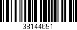 Código de barras (EAN, GTIN, SKU, ISBN): '38144691'