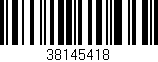 Código de barras (EAN, GTIN, SKU, ISBN): '38145418'