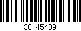 Código de barras (EAN, GTIN, SKU, ISBN): '38145489'