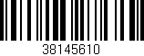 Código de barras (EAN, GTIN, SKU, ISBN): '38145610'