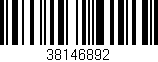 Código de barras (EAN, GTIN, SKU, ISBN): '38146892'