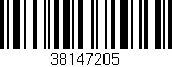 Código de barras (EAN, GTIN, SKU, ISBN): '38147205'