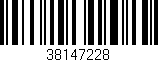 Código de barras (EAN, GTIN, SKU, ISBN): '38147228'
