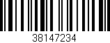Código de barras (EAN, GTIN, SKU, ISBN): '38147234'