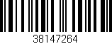 Código de barras (EAN, GTIN, SKU, ISBN): '38147264'