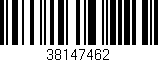 Código de barras (EAN, GTIN, SKU, ISBN): '38147462'