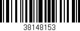Código de barras (EAN, GTIN, SKU, ISBN): '38148153'