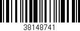 Código de barras (EAN, GTIN, SKU, ISBN): '38148741'