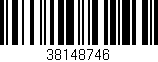 Código de barras (EAN, GTIN, SKU, ISBN): '38148746'