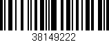 Código de barras (EAN, GTIN, SKU, ISBN): '38149222'