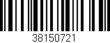 Código de barras (EAN, GTIN, SKU, ISBN): '38150721'