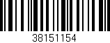 Código de barras (EAN, GTIN, SKU, ISBN): '38151154'