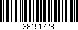 Código de barras (EAN, GTIN, SKU, ISBN): '38151728'