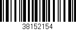 Código de barras (EAN, GTIN, SKU, ISBN): '38152154'